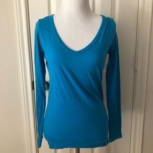 RL Sport Basic Long Sleeve Blue Top